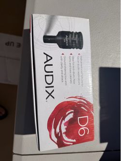 Audix D6 microphone - NEW