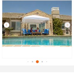 Everbilt 10 ft. x 10 ft. Commercial Instant Canopy-Pop Up Tent with Wall Panel White