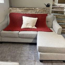 Gray Couch & Chair Set