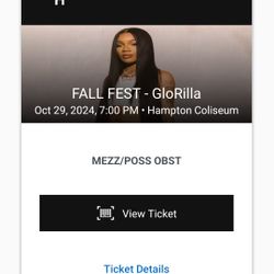 GloRilla tickets  2nite i have to left