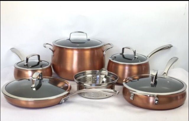 Belgique Copper Translucent 11-Piece Cookware Set, Created for Macy's -  Macy's