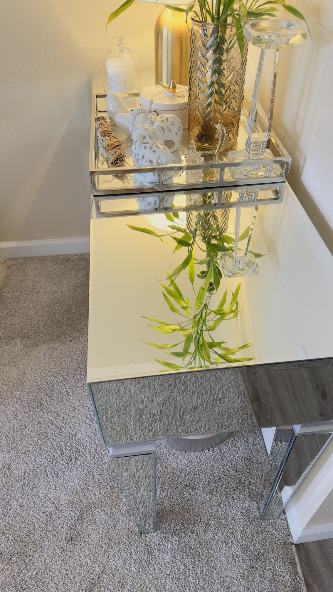 Mirror Console Table