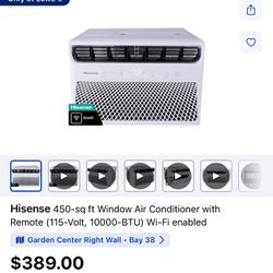 Window Air Conditioner 10000 BTU