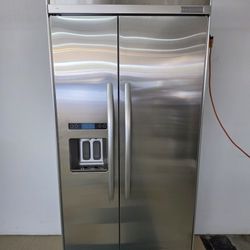 Refrigerador KitchenAid Built-in 36" Side-by-Side Acero Inoxidable KSSC36QTS10
