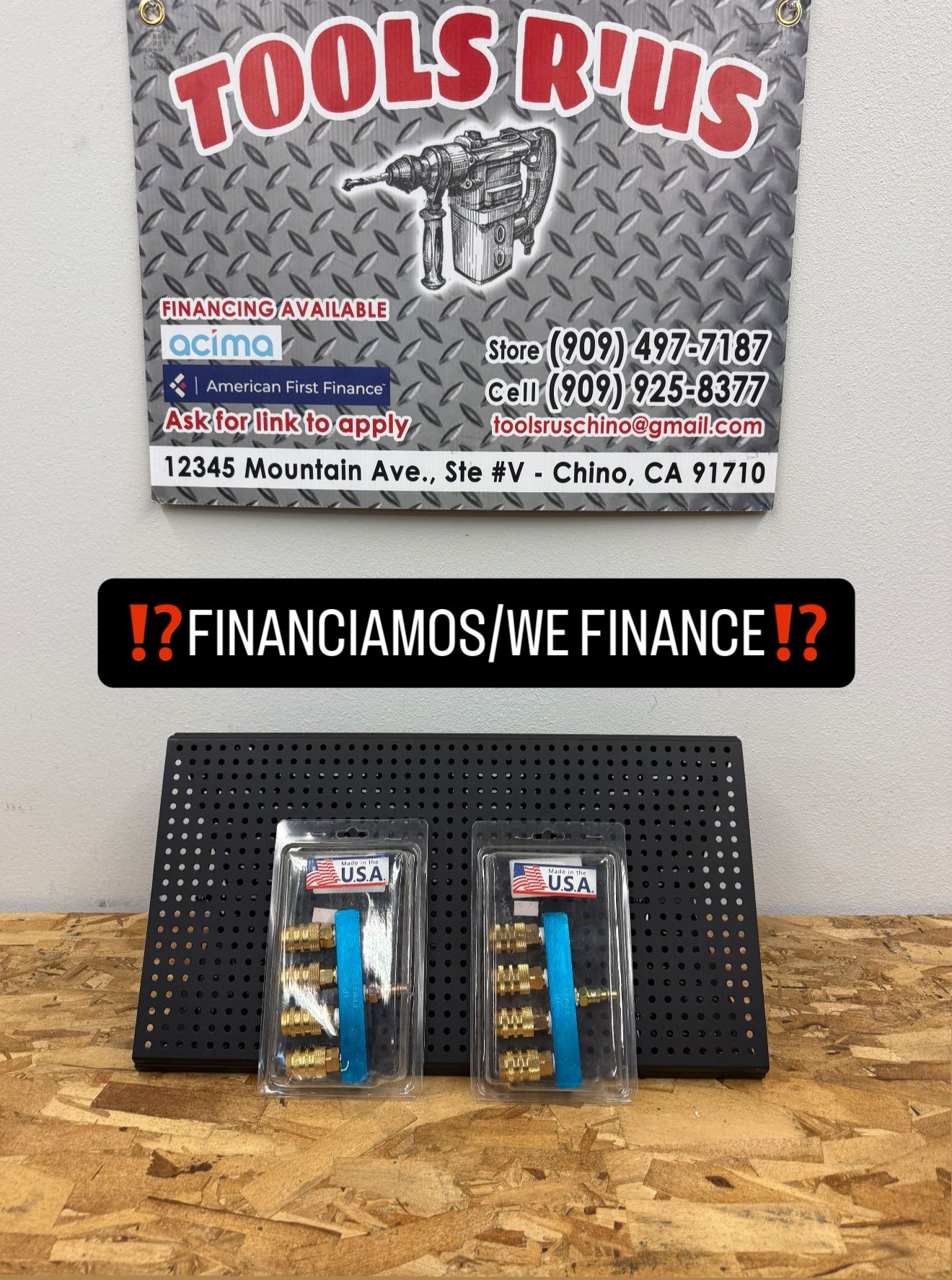 INTERSTATE 1/4in. RECTANGULAR MANIFOLD w/ 4 COUPLERS(CADA UNO)**(FINANCIAMOS/WE FINANCE)**
