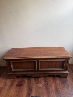 Vintage Lane Love Wooden Chest