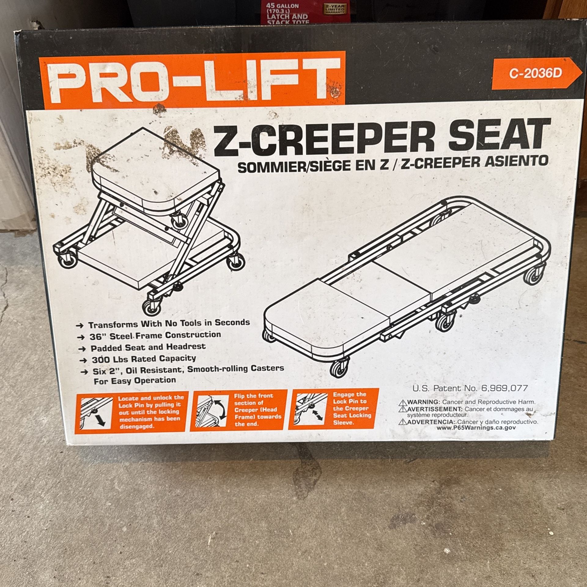 Z-Creeper Seat