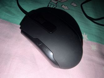 Wired Black USB Optical Mouse