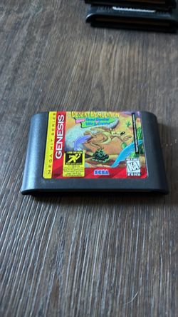 Desert Demolition Sega Genesis Cartridge