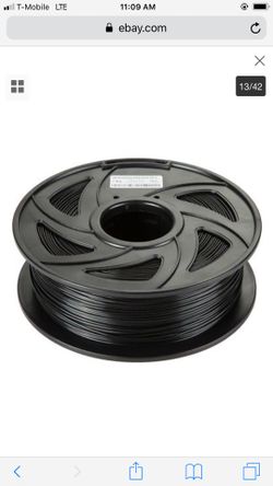 Black 3d Printer Filament Pla 1.75mm {link removed} MakerBot