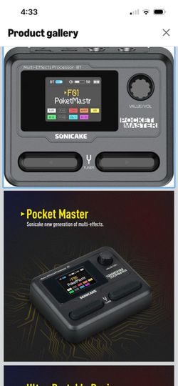Sonicake Pocket Master Multi-Effects Processor