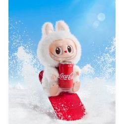 Authentic POP MART THE MONSTERS LABUBU COCA-COLA Plush pendant SEALED New