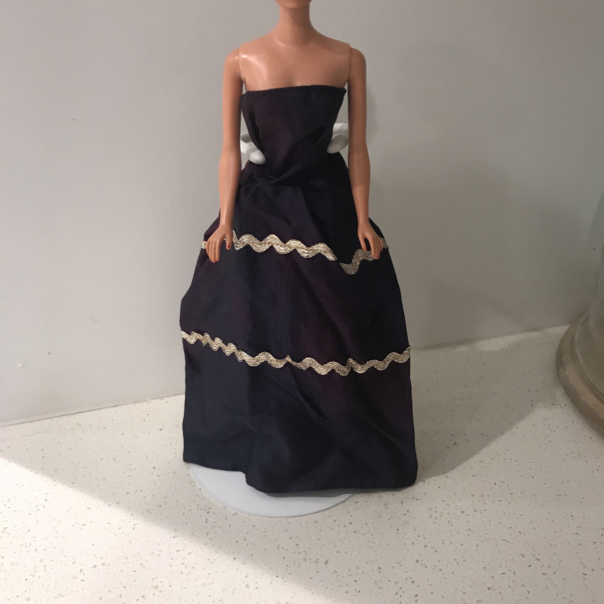 Hand Made Barbie Gown