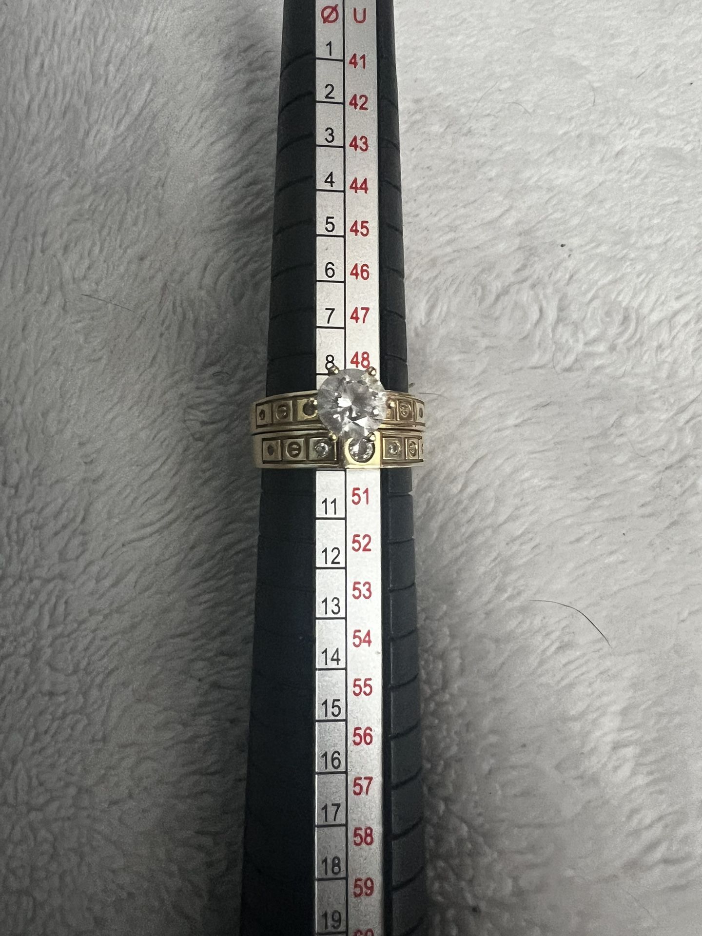 Gold Diamond Ring Size 6