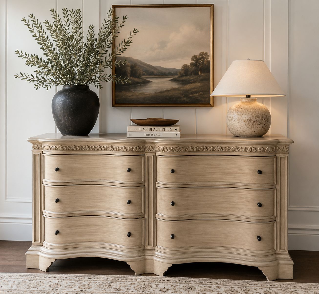 6-drawer Solid Wood Dresser