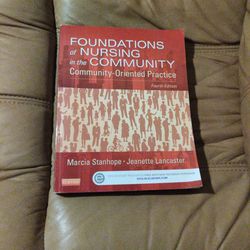 Foundations of Nursing in the Community Book