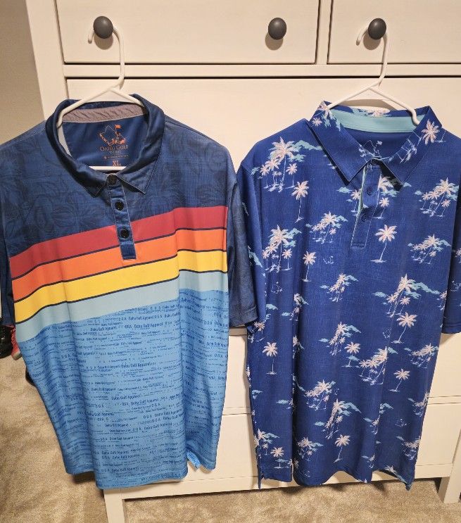 Oahu Golf Apparel (OGA) Size XL Polos