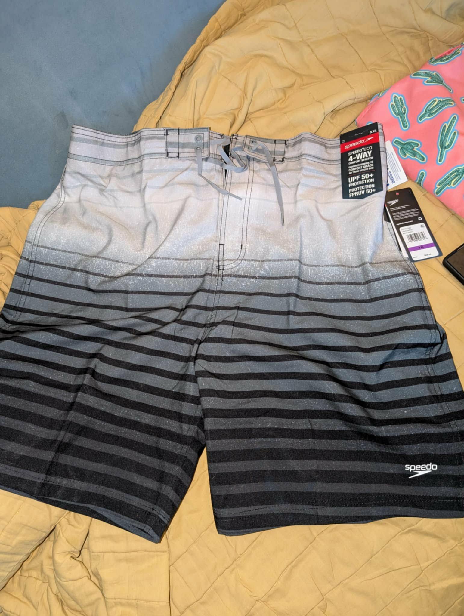 Brand New Speedo Men's Bondi Board shorts Swimsuit, Size 2xl