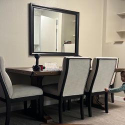 Rustic Wooden Kitchen Table 