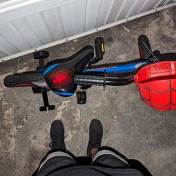 Boys Spiderman Bike 