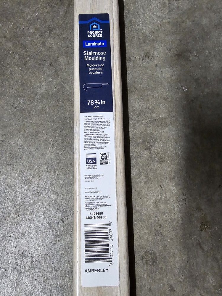 Project Source Amberley Laminate Stairnose