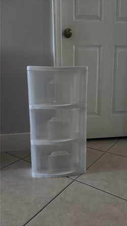 Sterilite 3 Drawer Medium Storage Cart