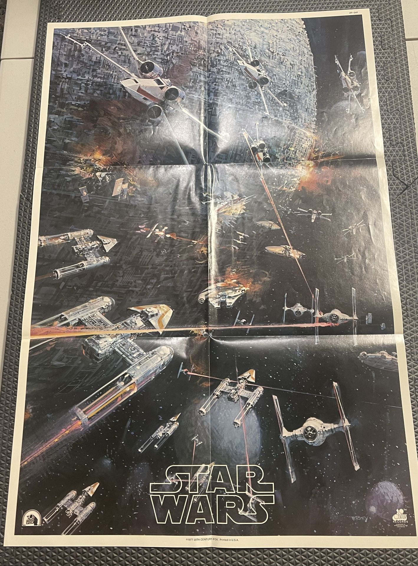1977 Record Poster Promo Movie Star Wars