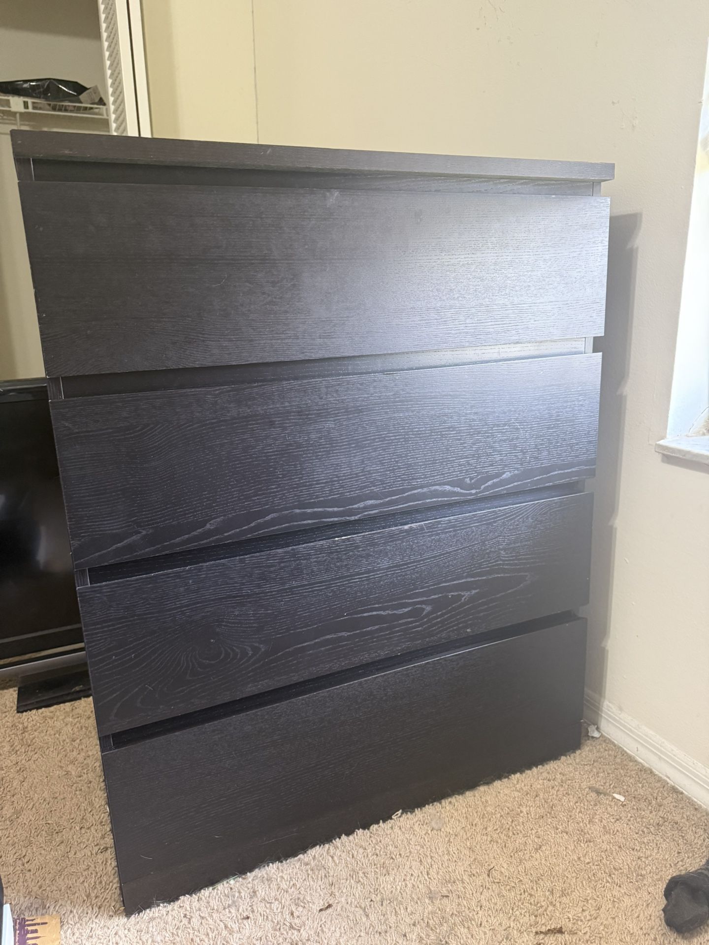 Black IKEA Dresser