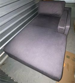 Gray Sectional/Sleeper Sofa (charcoal fabric)