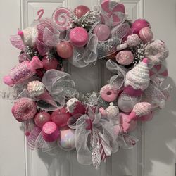 Candyland Christmas Theme Wreath
