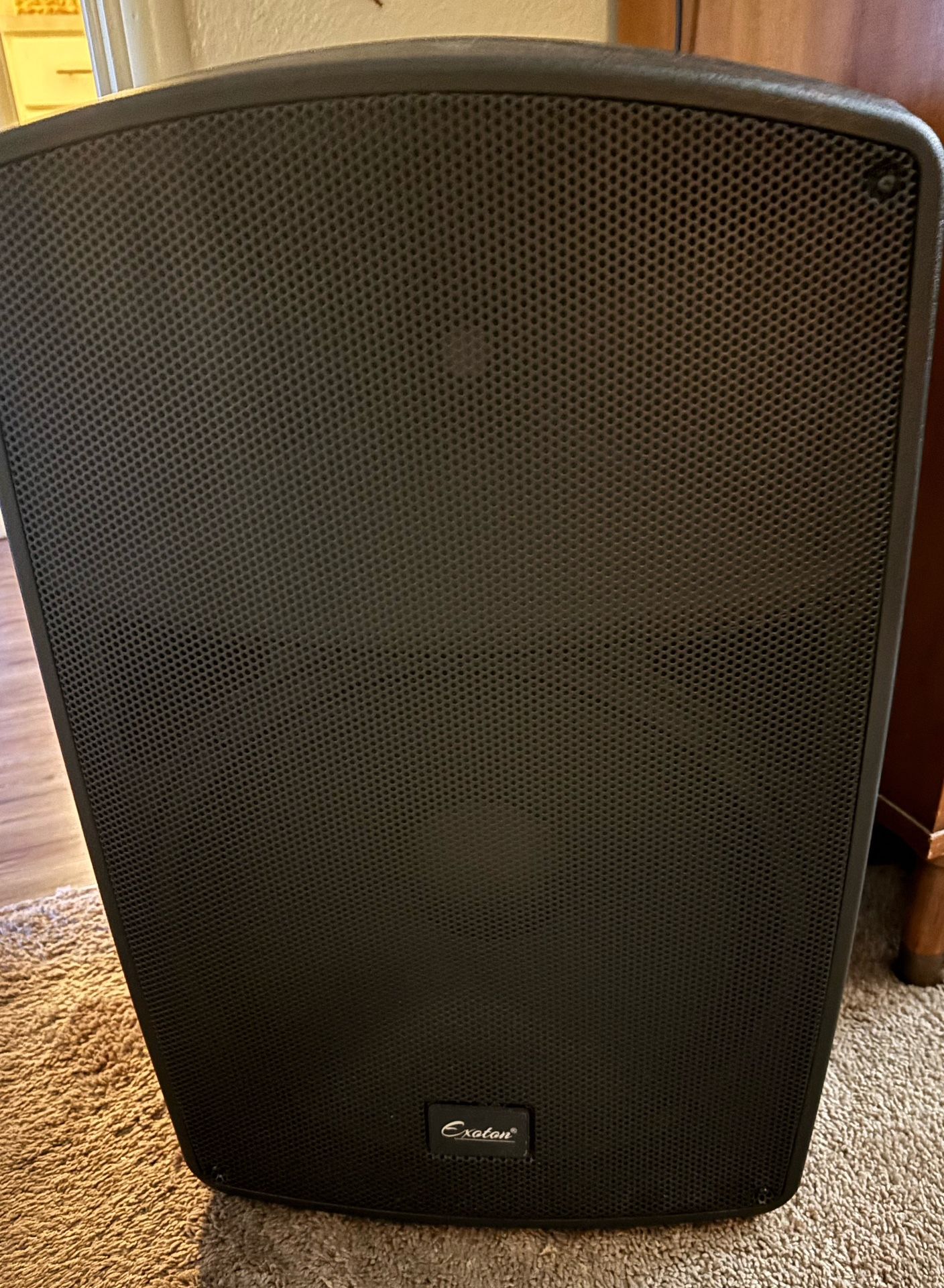 Exoton Portable Bluetooth Party Speaker W/2 Wireless Microphones