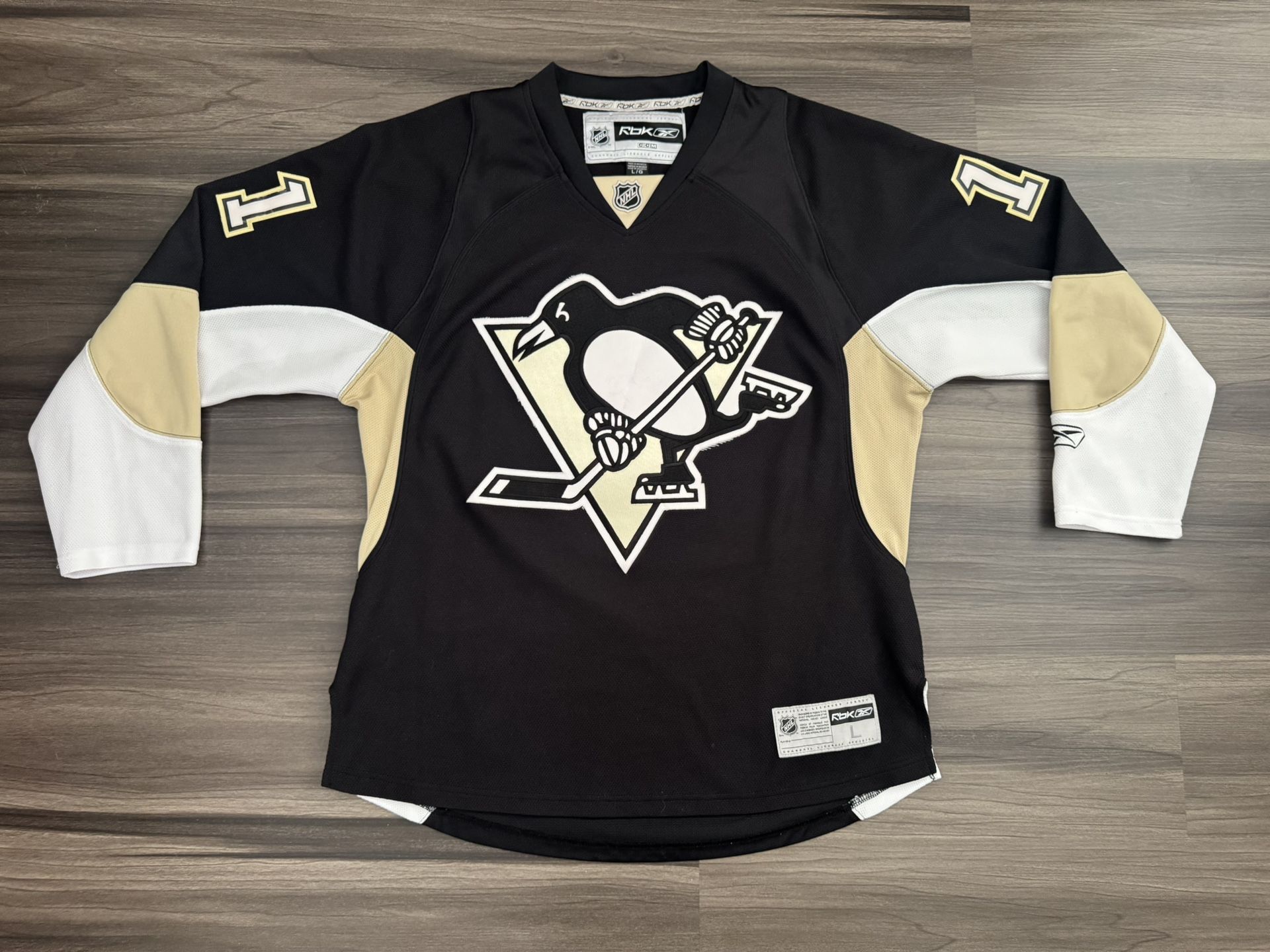 Reebok CCM Pittsburgh Penguins Jordan Staal #11 Stitched NHL Jersey Adult Large