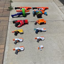 Big Batch Of Nerf Guns