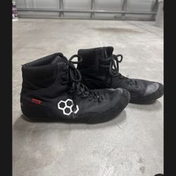Rudis Colt 2.0 Black Silver Wrestling Shoes 10 Men’s Women 11.5