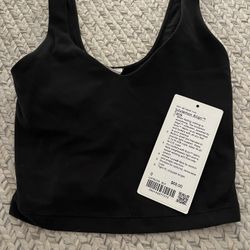 Black lu lu Lemon align Tank! Size 0 