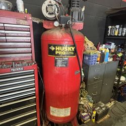 60 GALLON HUSKEY PRO CAST IRON PUMP COMPRESSOR 3.2HP MOTOR 