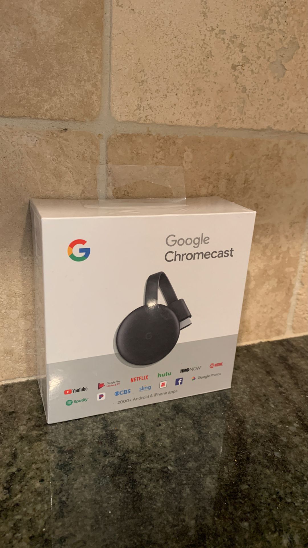 New Google Chromecast, never opened
