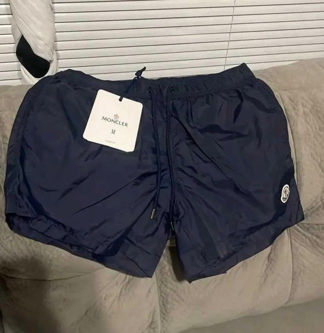 MONCLER Shorts Green & Black