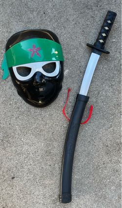 NINJA MASK and sword   In eagle rock FIRMPRICE