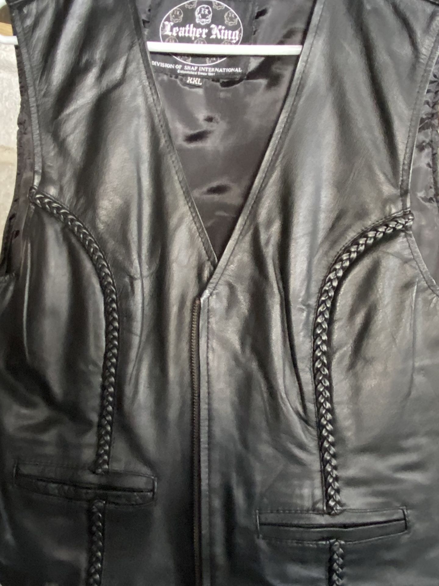 Women’s Leather Vest XX Large