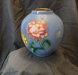 Vintage Japanese Cloisonné (Shippo-yaki) enamel vase