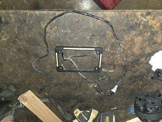 LED Motorcycle License Plate Frame 