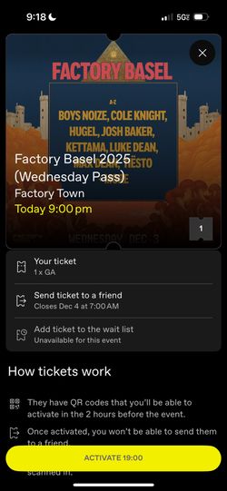 Selling Two Mau P Concert Tickets for Tonight