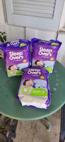 3 New Sleep Overs Diapers