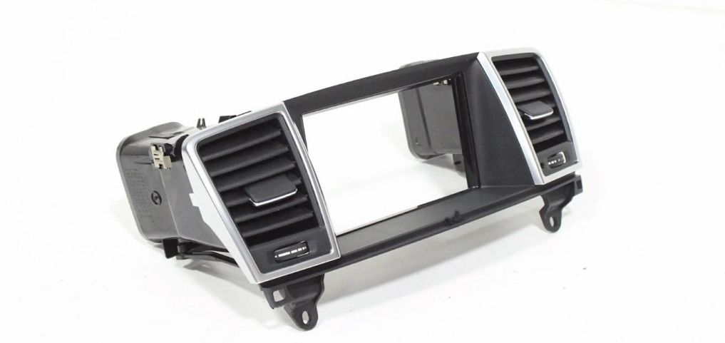 2012-15 MERCEDES ML350 W166 DASH DASHBOARD CENTER AC AIR VENT GRILLE & BEZEL OEM