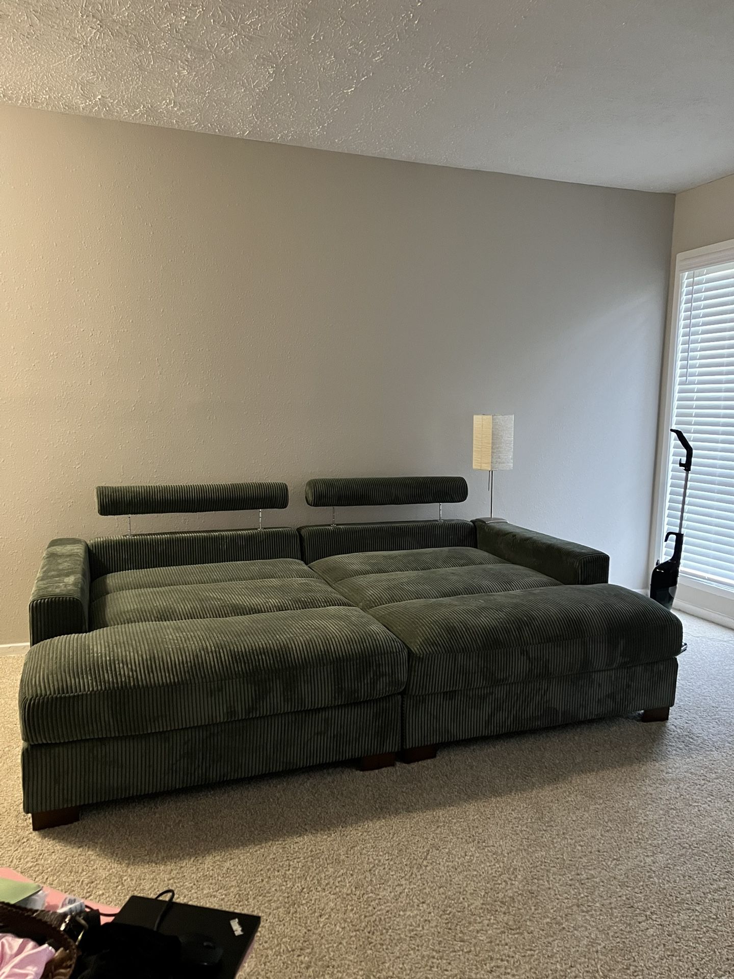 Mordecai 90" Corduroy Sleeper Sofa