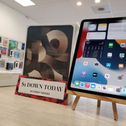 Apple iPad Air 4 LTE And Wifi Brand New In Seal - $1 DOWN TODAY, NO CREDIT NEEDED