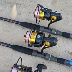 Penn Spinfisher Reel/New Lines/New Star Rod...375.00 Each