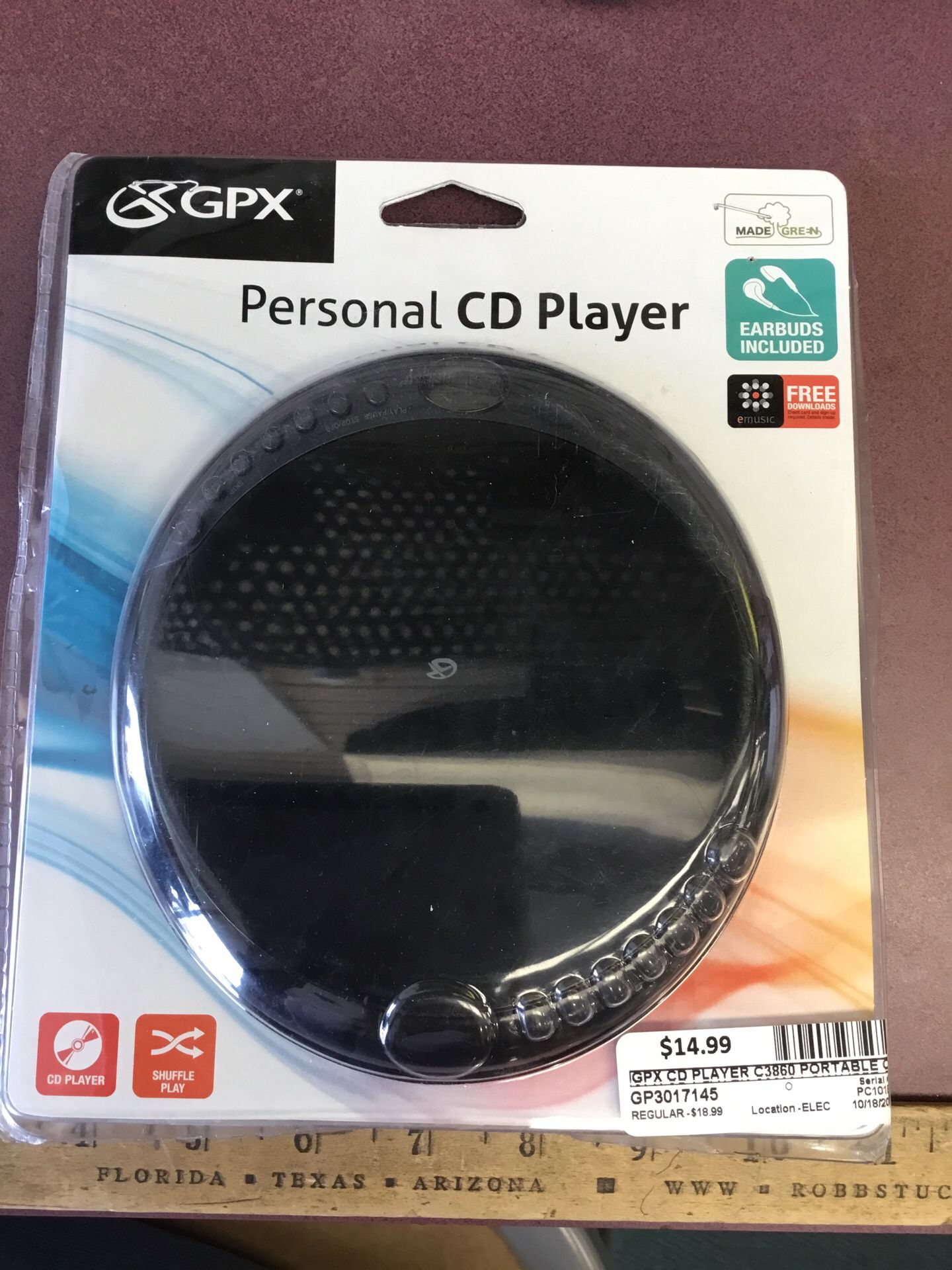 GPX CD player GP3017145