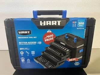 New in box HART Tool Box Set – 300 Piece Mechanics Kit
